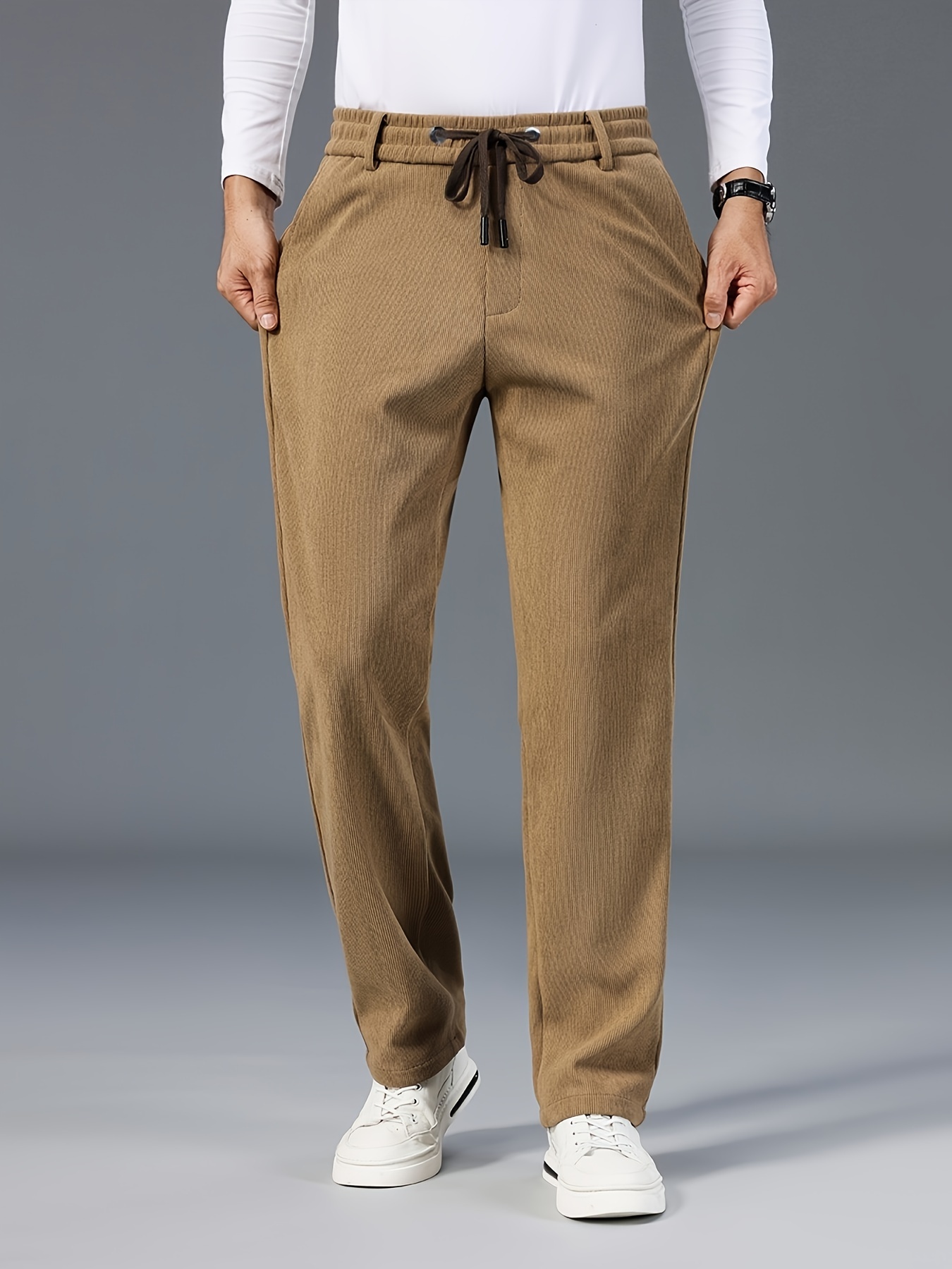 Men's Trousers for Fall/Winter New Style Cotton Casual Pants Men's