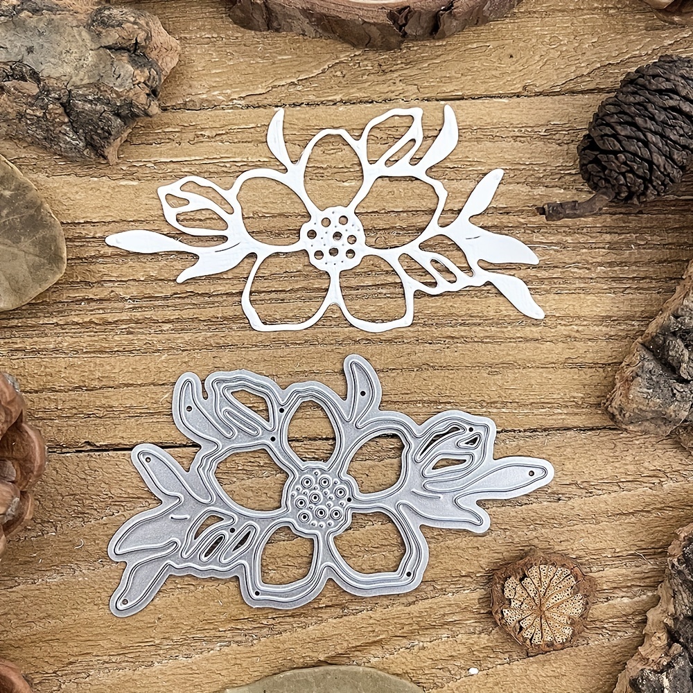 Lace Border Metal Die Cuts Assorted Flower Background - Temu