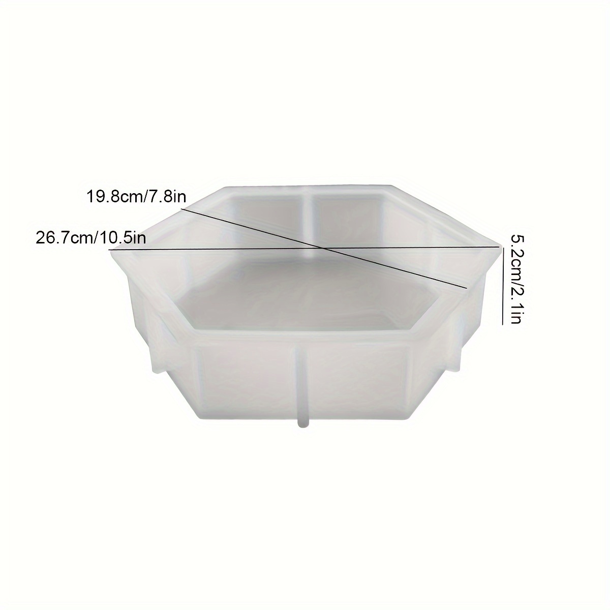 Rectangle Large Embedding Silicone Mould