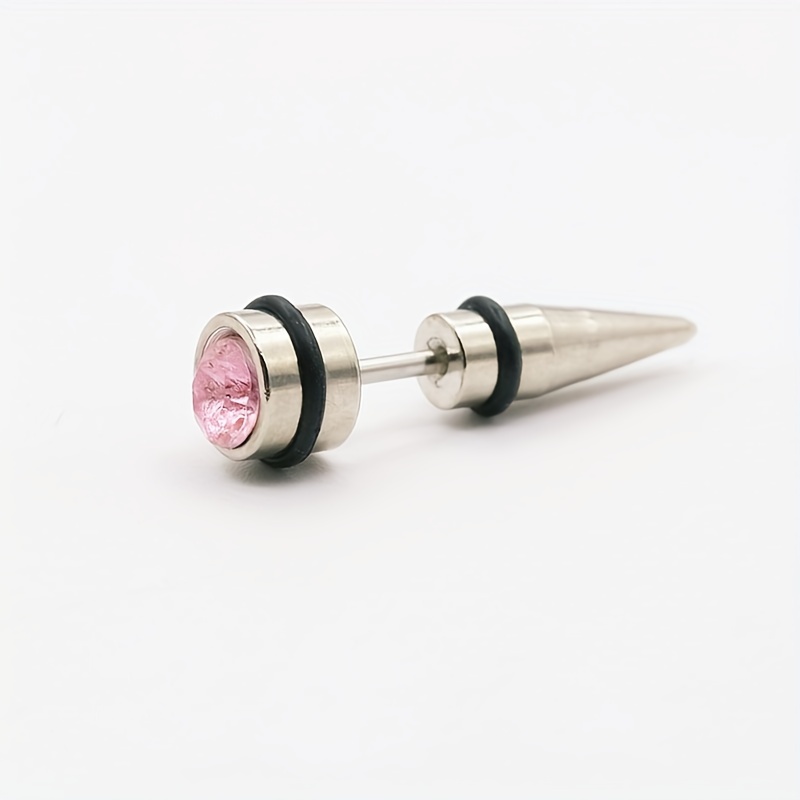 Bullet Shaped Men's Earrings, Classic Style