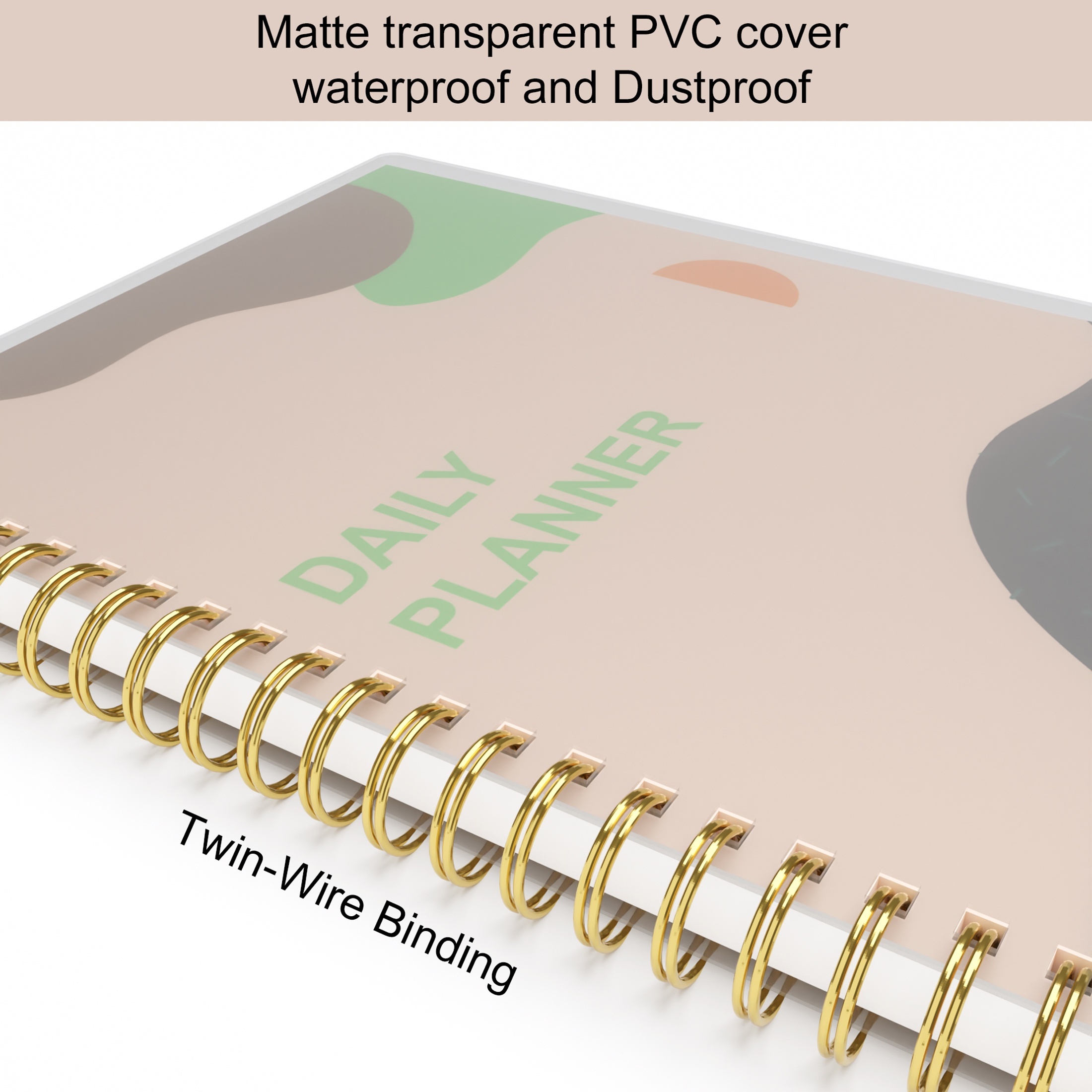 Green Daily Planner Notebook List Task Checklist Agenda Time - Temu