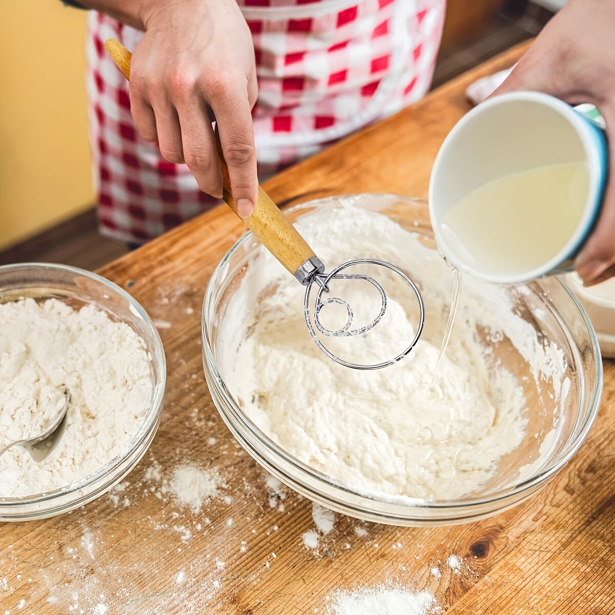 Dough Whisk - Bread Making Tools - Bread Dough Mixer Hand - Bread