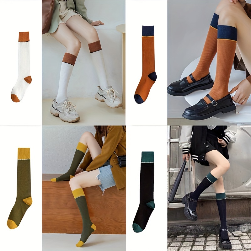 Thermal Thigh High Stockings - Temu