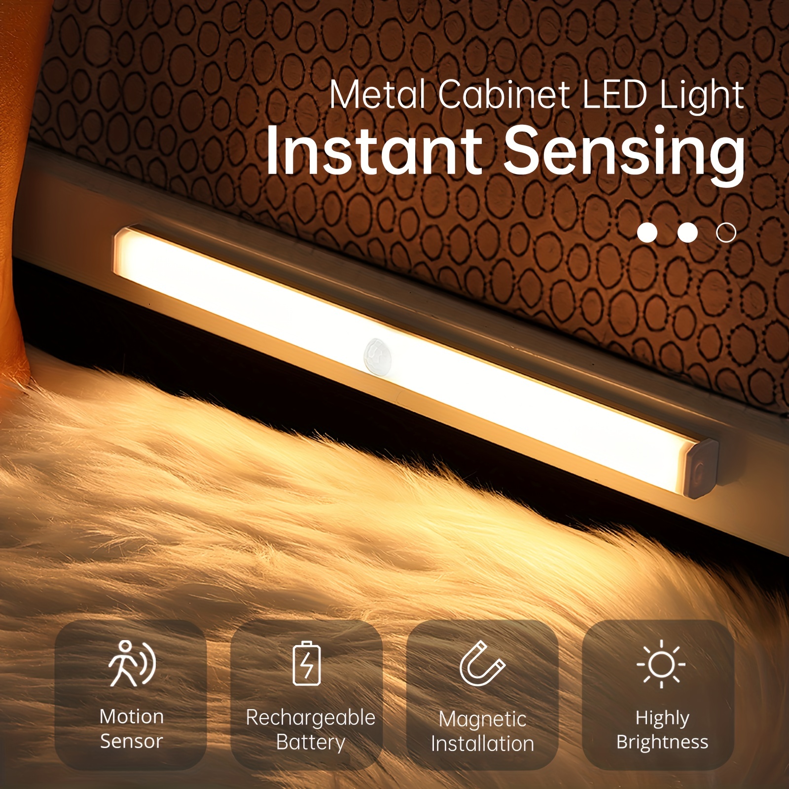 1 Sensor De Movimiento LED Para Debajo De Las Luces Del - Temu