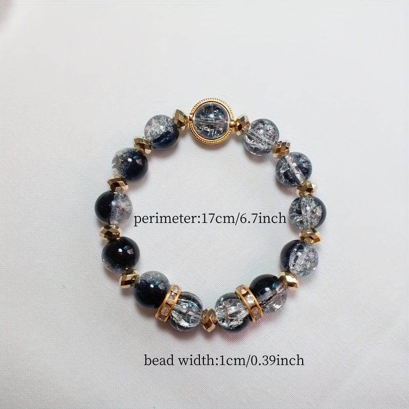 Halloween Charm Bracelet, Witch Bracelet with Gold Gemstones