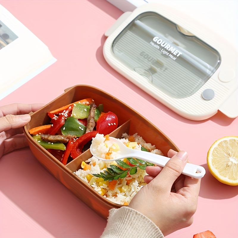Leak-proof Microwave Bento Lunch Box For Teens And Adults
