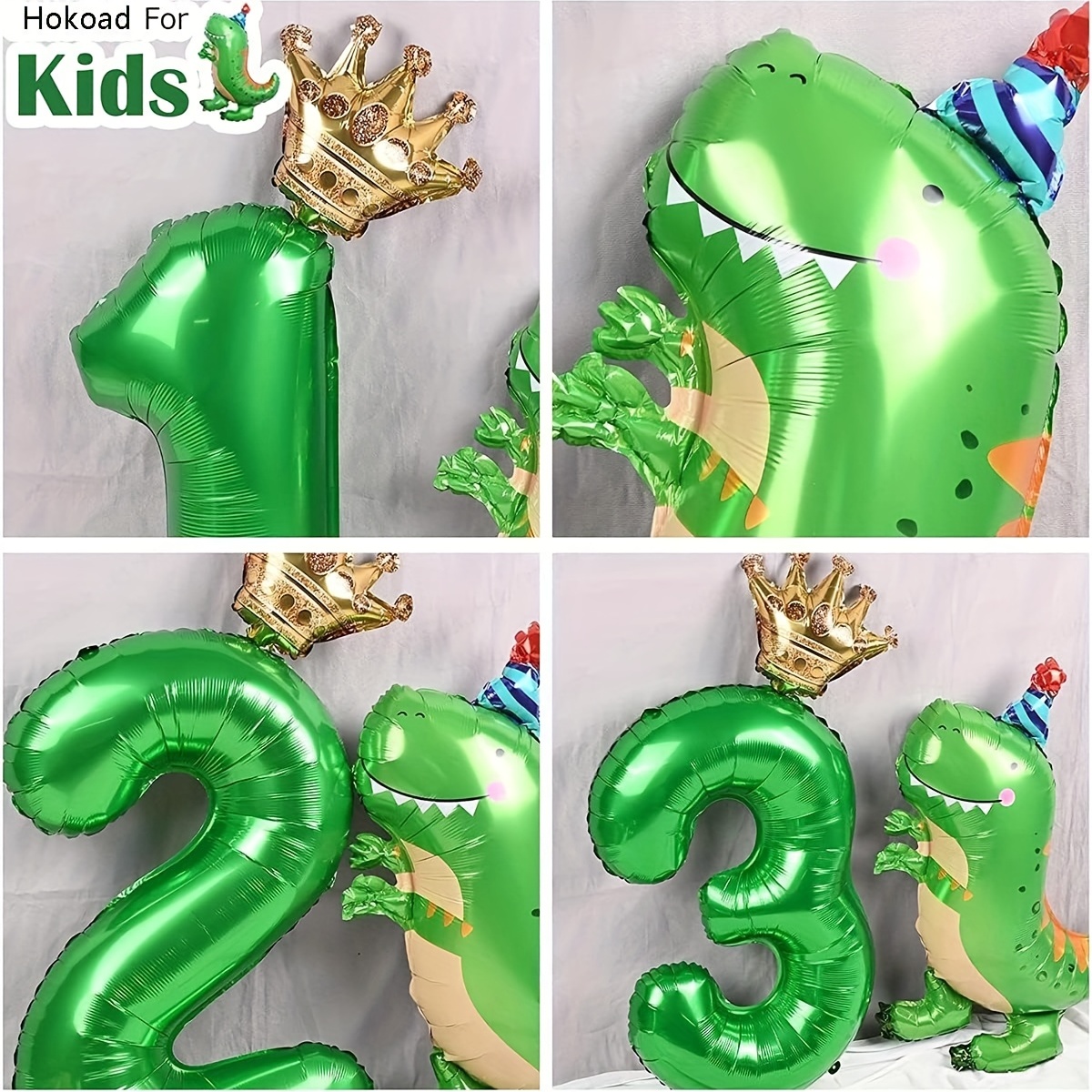 Decorazioni Compleanno Dinosauri Dinosauri Compleanno Palloncini Numero 4  De