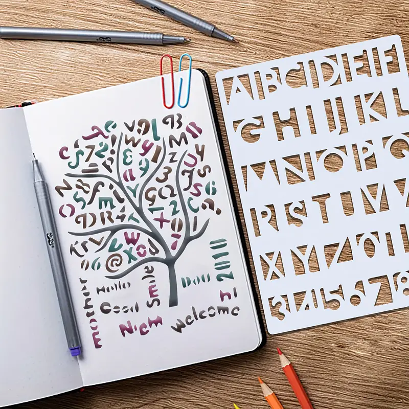 Calligraphy Kit Templates. Contains Numbers And Symbols - Temu