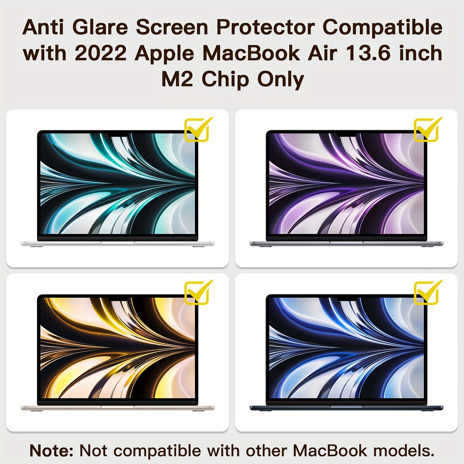 Compatible 2022 Macbook Air Screen Protector Eye Protection - Temu