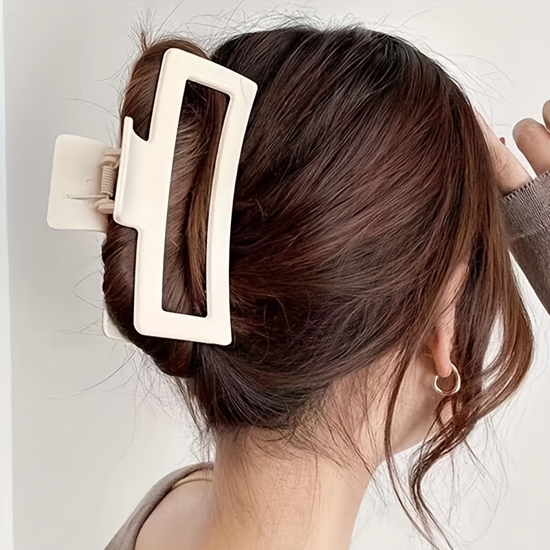 Rectangle Hair Claw Clip for Thick Hair