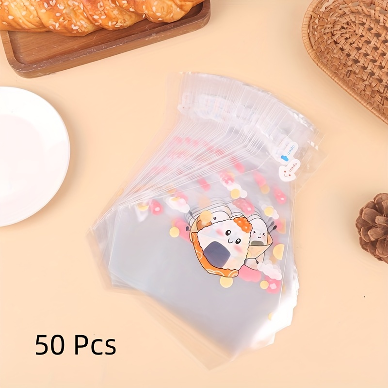 Food Storage Bags Cute Cartoon Food Packaging Bag Reusable - Temu