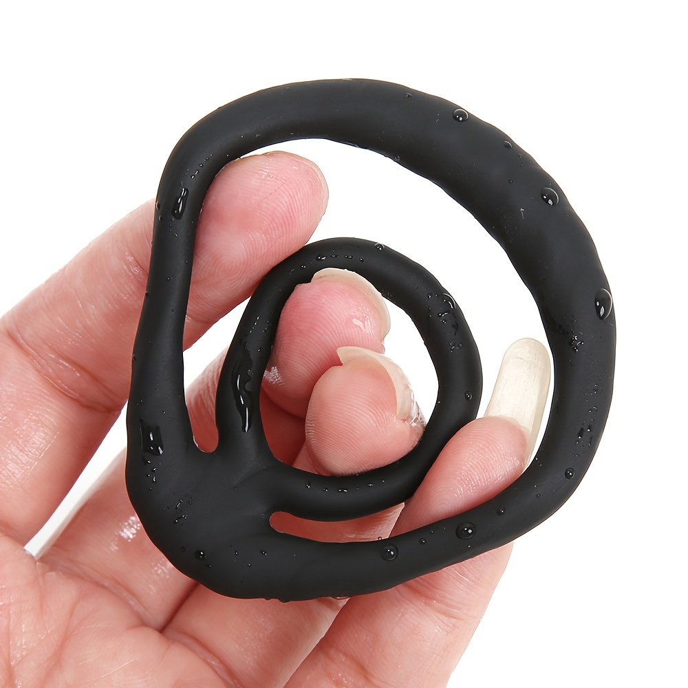Men's Detachable Silicone Cock Ring Thong Enhance Erection - Temu Australia