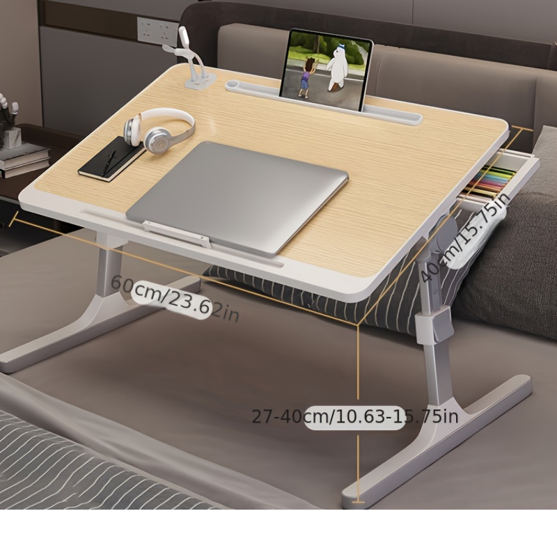 Foldable Dormitory Study Table Minimalist Small Table Bed - Temu