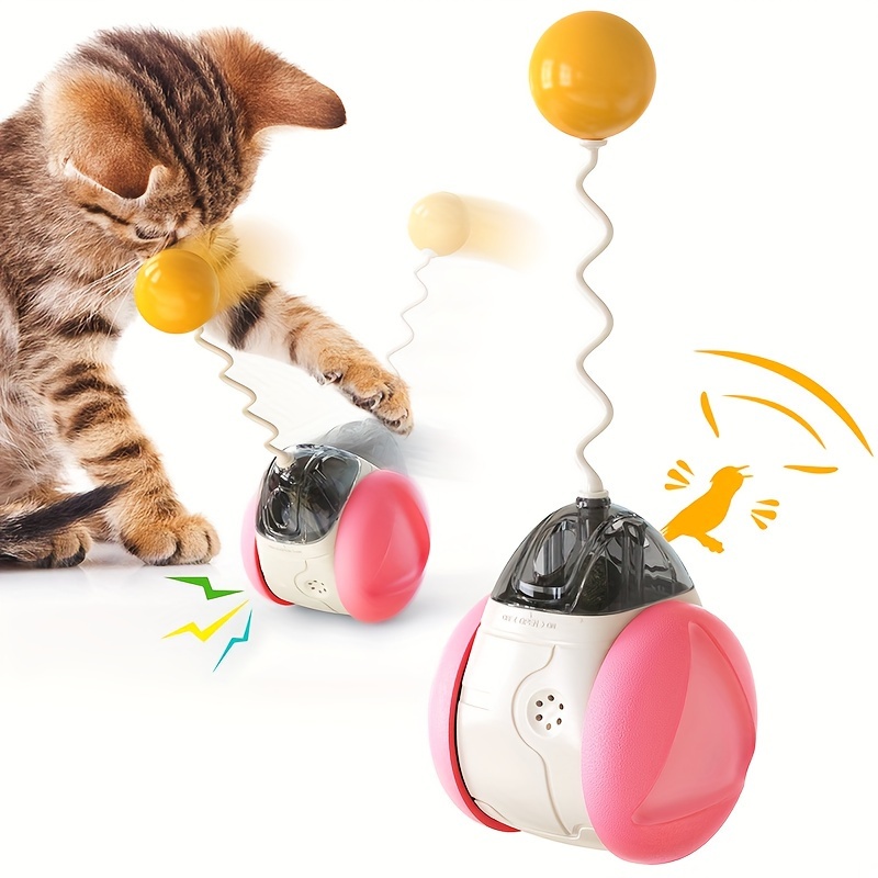 Cat Food Tumbler Toys Cat Wheel Teaser Cat Food - Temu