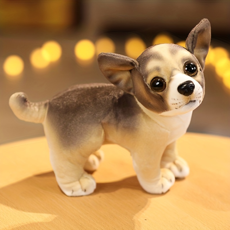 Adorable Chihuahua Dog Simulation Model Perfect Mini Teacup - Temu