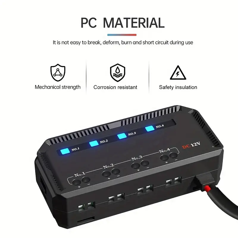 12V Car Fuse Box 20A Universal Fuse Holder Auto Motorcycle Protection  Junction Box With LED Indicator Light PC High Temperature Corrosion  Resistance