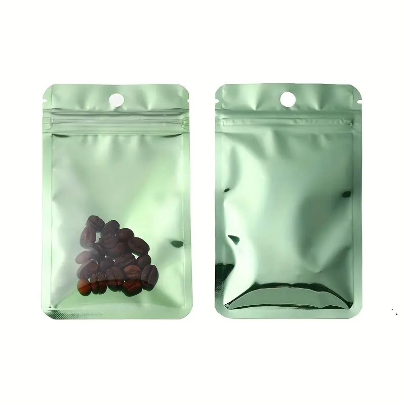 Zip Lock Green Packaging Bags Mini Packaging Sachet - Temu