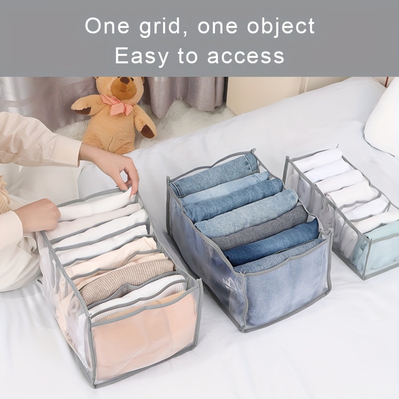 Foldable Underwear Storage Box Utility Storage Sorting Box - Temu Canada