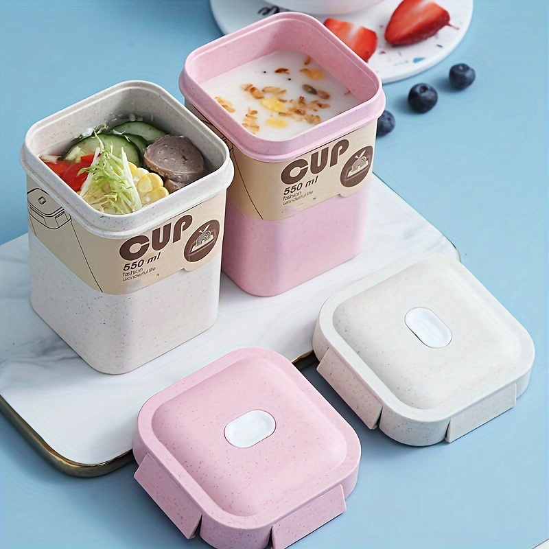 550ml Leakproof Sealed Soup Box Portable Lunch Box Microwave Container  Lunch Box