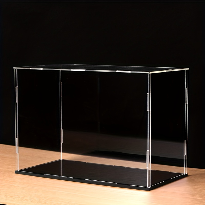 Clear Acrylic Display Case Cube Organizer Box Stand Protective Showcase