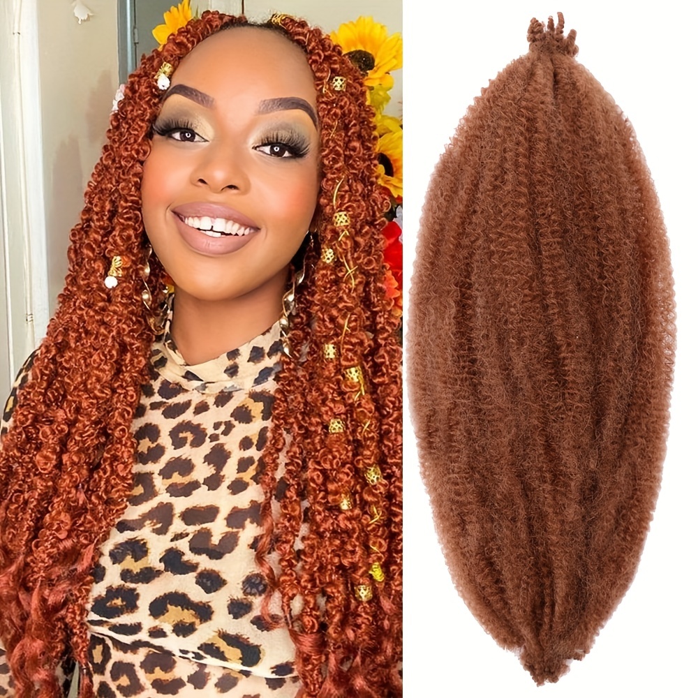 Pre separated Springy Afro Twist Hair Marley Crochet - Temu