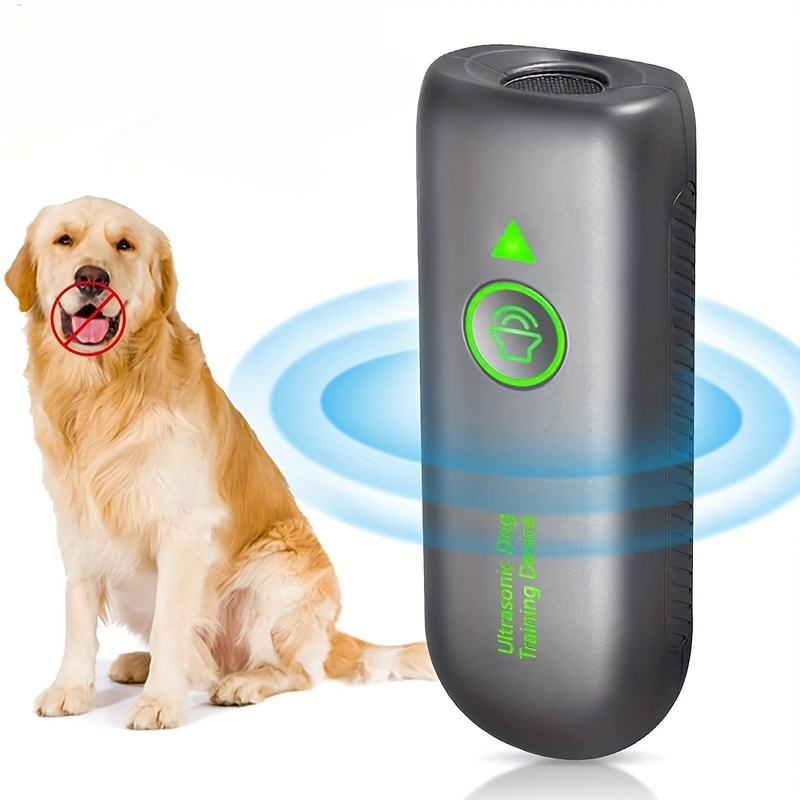 Ahuyentador ultrasónico de perros 3 modos Dispositivo portátil recargable  para perros