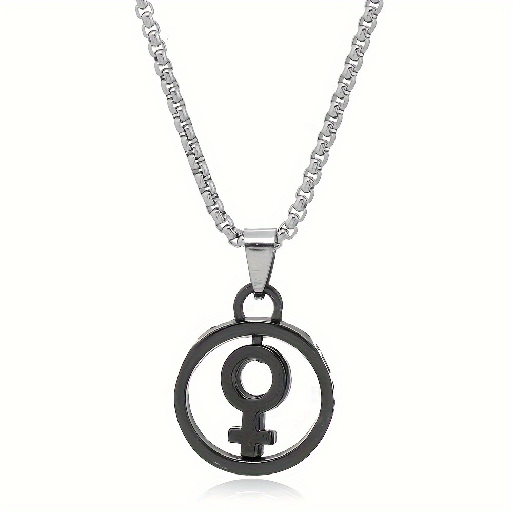 Female on sale symbol pendant