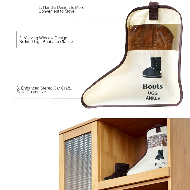 1pc Tall Boots Storage Bags, Boot Storage,Portable Short Boots and