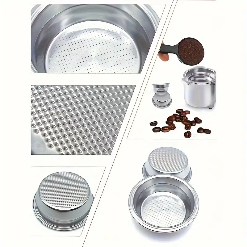 Portafiltro sin fondo de café para Delonghi EC680/EC685 Filtro  51MM reemplazo cesta de filtro accesorios de café fácil de usar : Hogar y  Cocina
