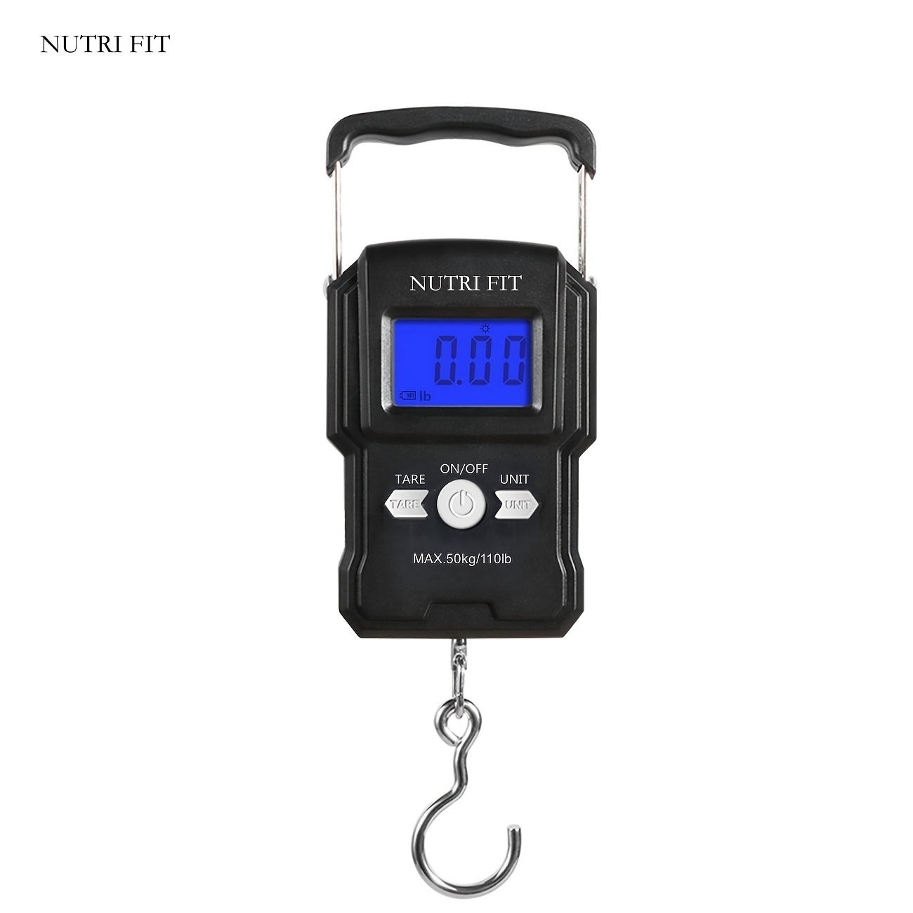 Digital Handheld Suitcase Weigher - 110lb/50kg Capacity - Perfect for  Travel, Fishing & Gifts - Battery Not Included