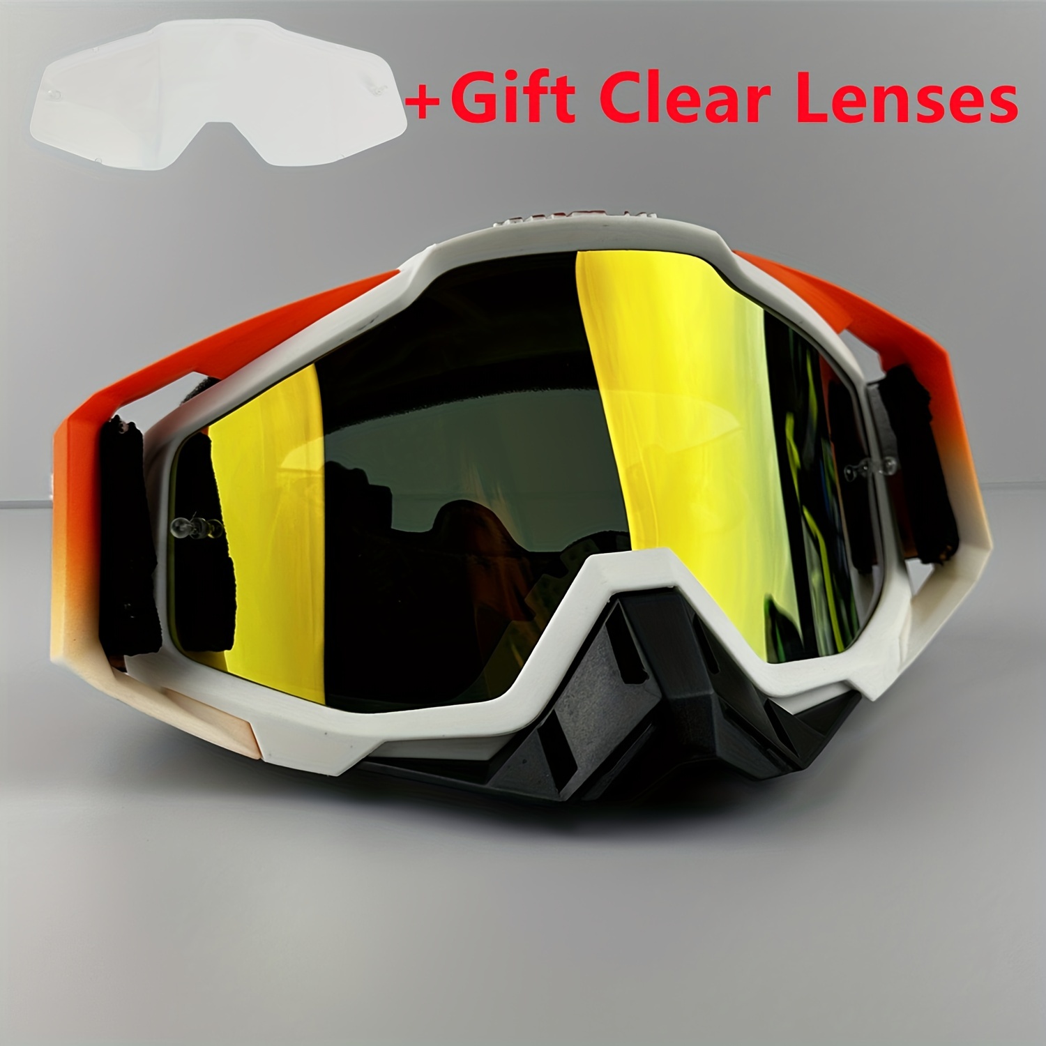 Gafas de moto para hombre, lentes de carreras para Motocross