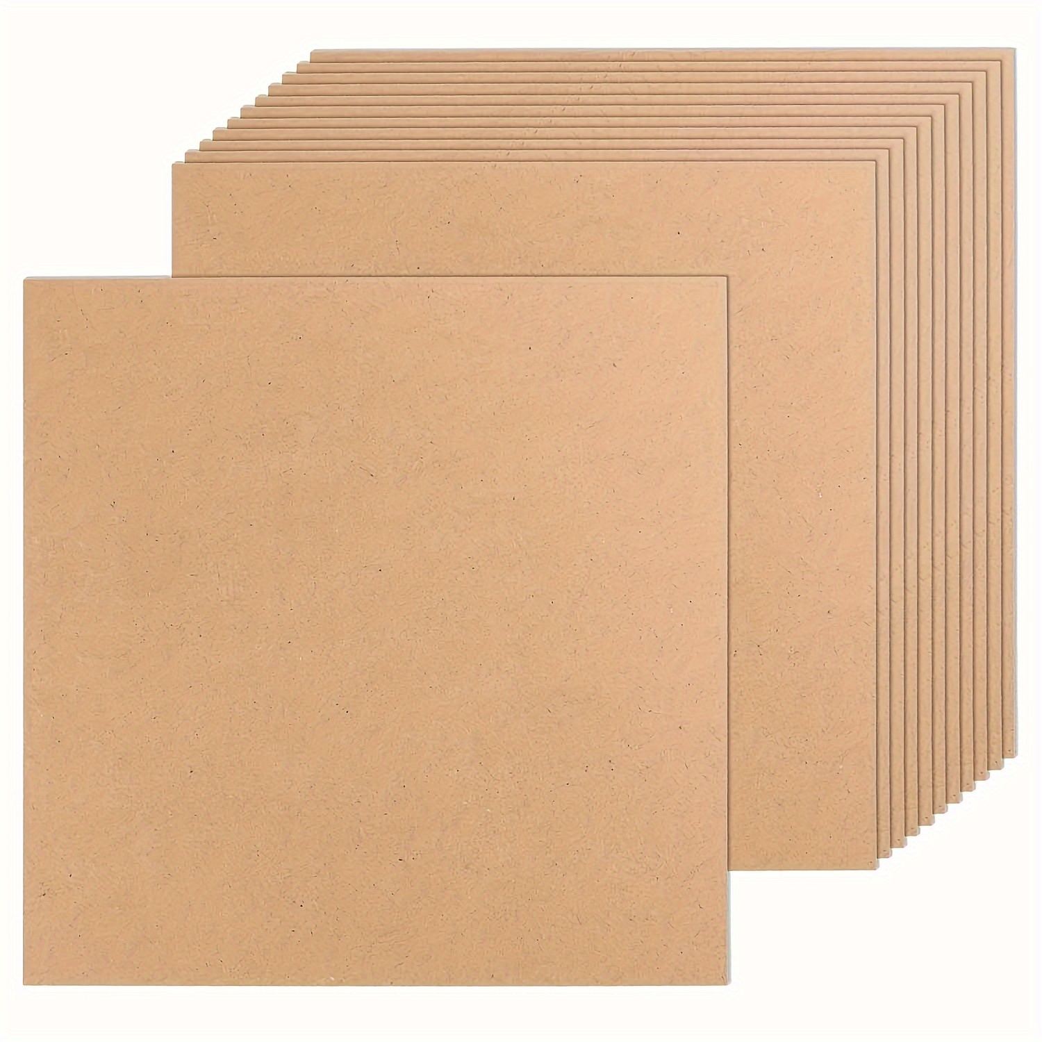 10 Pcs 3 mm 1/8 x 12 x 20 Inch MDF Wood Board Medium Density Fiberboard  Panels Cardboard Sheets for Arts Crafts, School DIY Projects, Drawing
