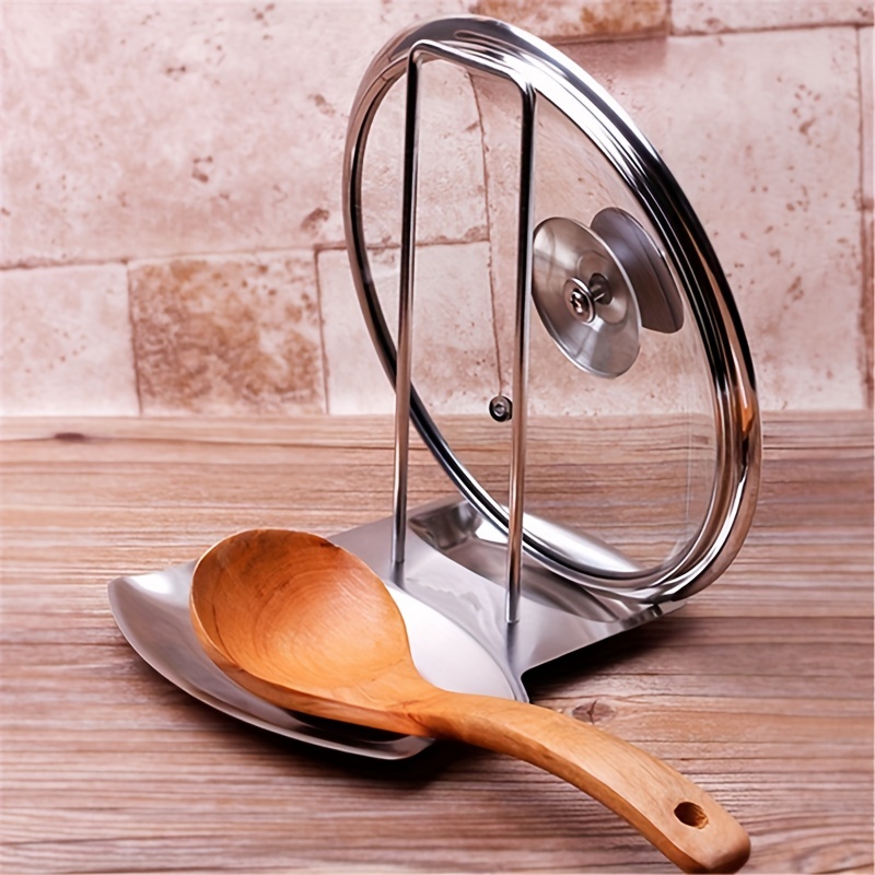 Estante para utensilios de cocina de acero inoxidable