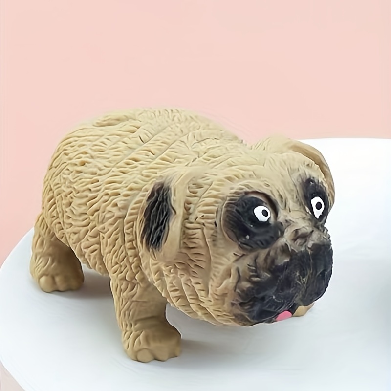 Squishy Dog Toy Sensory Toys Stress Relief Pug Pinch Toys Vent