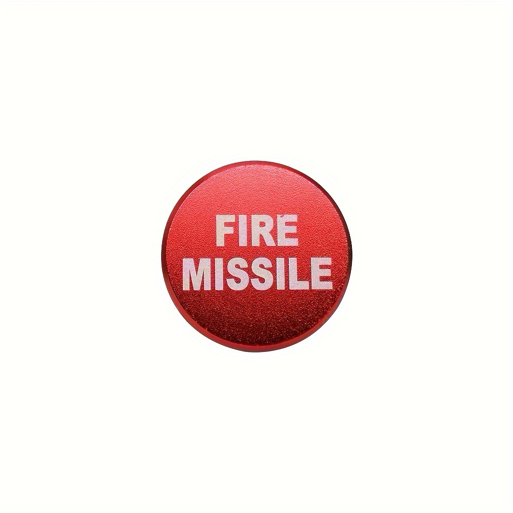 1pc Aluminium auto zigarettenanzünder knopf Fire Missile - Temu