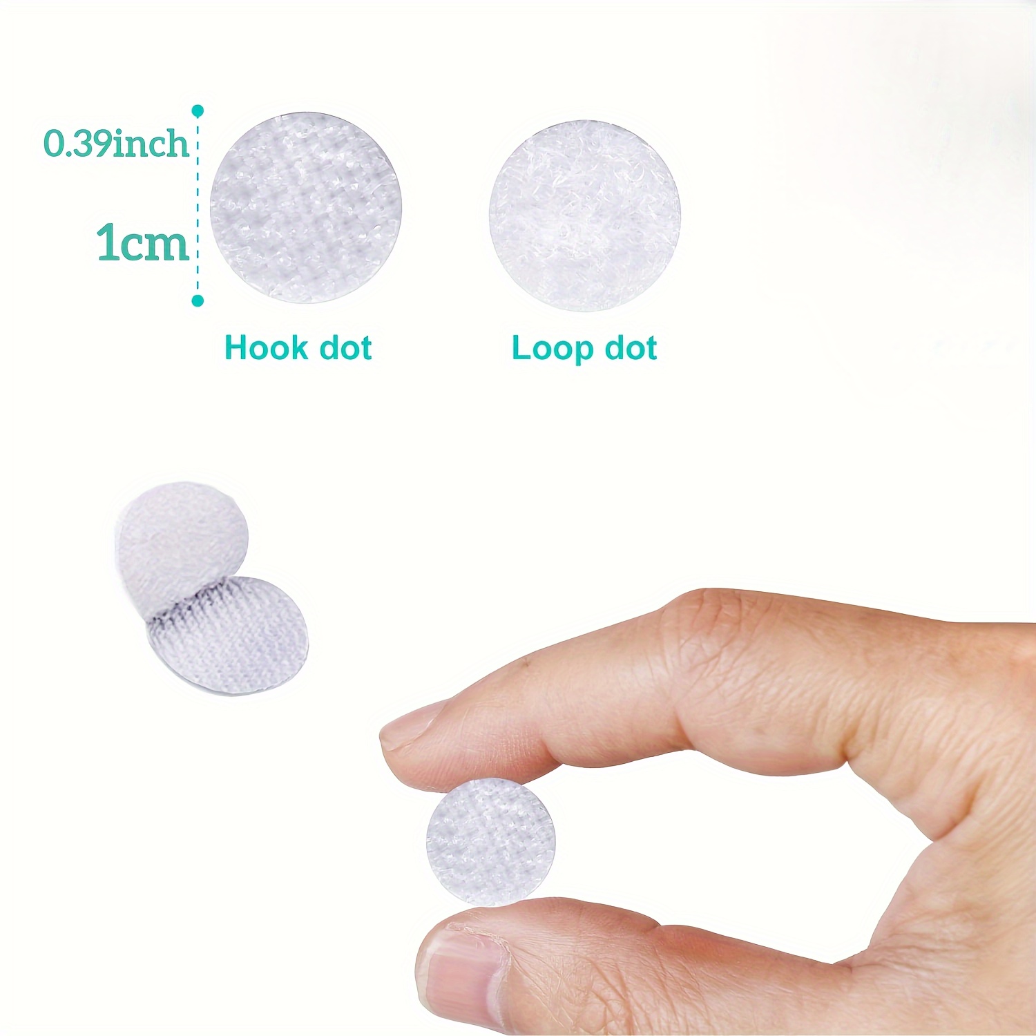 Self adhesive Hook Loop Dots Nylon Waterproof Tape For Home - Temu