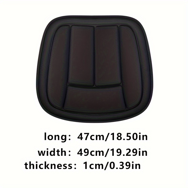 1pc Car Seat Pad Cushion Heightening Single Piece Driver Seat Mat, Suitable  For Long Time Sitting, Four Seasons Universal, Unisex
