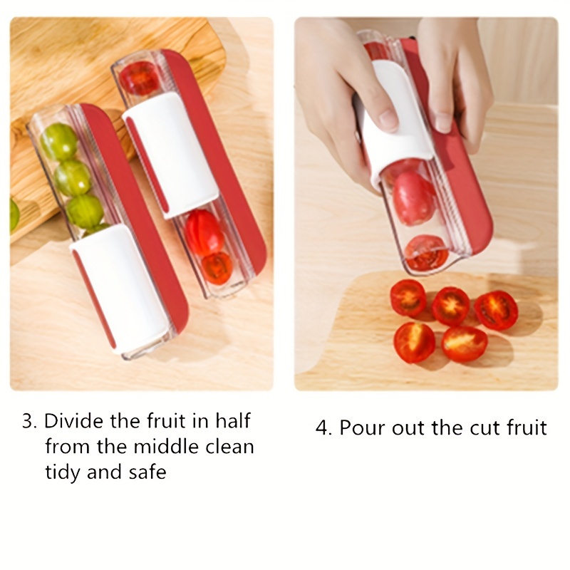 1pc, Tomato Slicer, Grape Slicer, MultiFunctional Grape Cutter