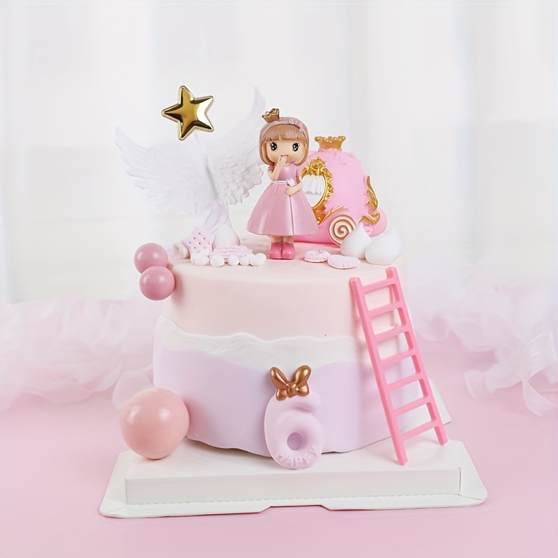  Happy Birthday Princess Cake Topper for Princess