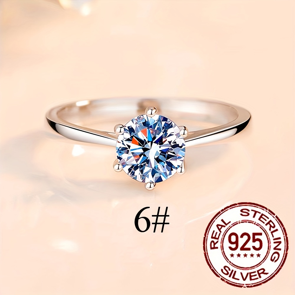 Solitaire promise clearance ring