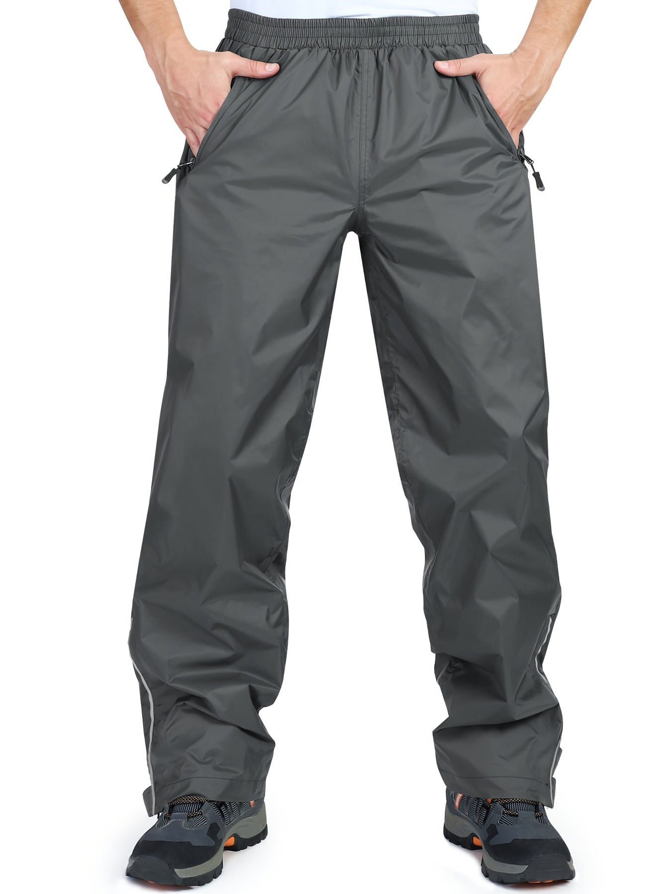 Men's Waterproof Cycling Pants Zipper Pocket Casual Nylon - Temu United  Kingdom