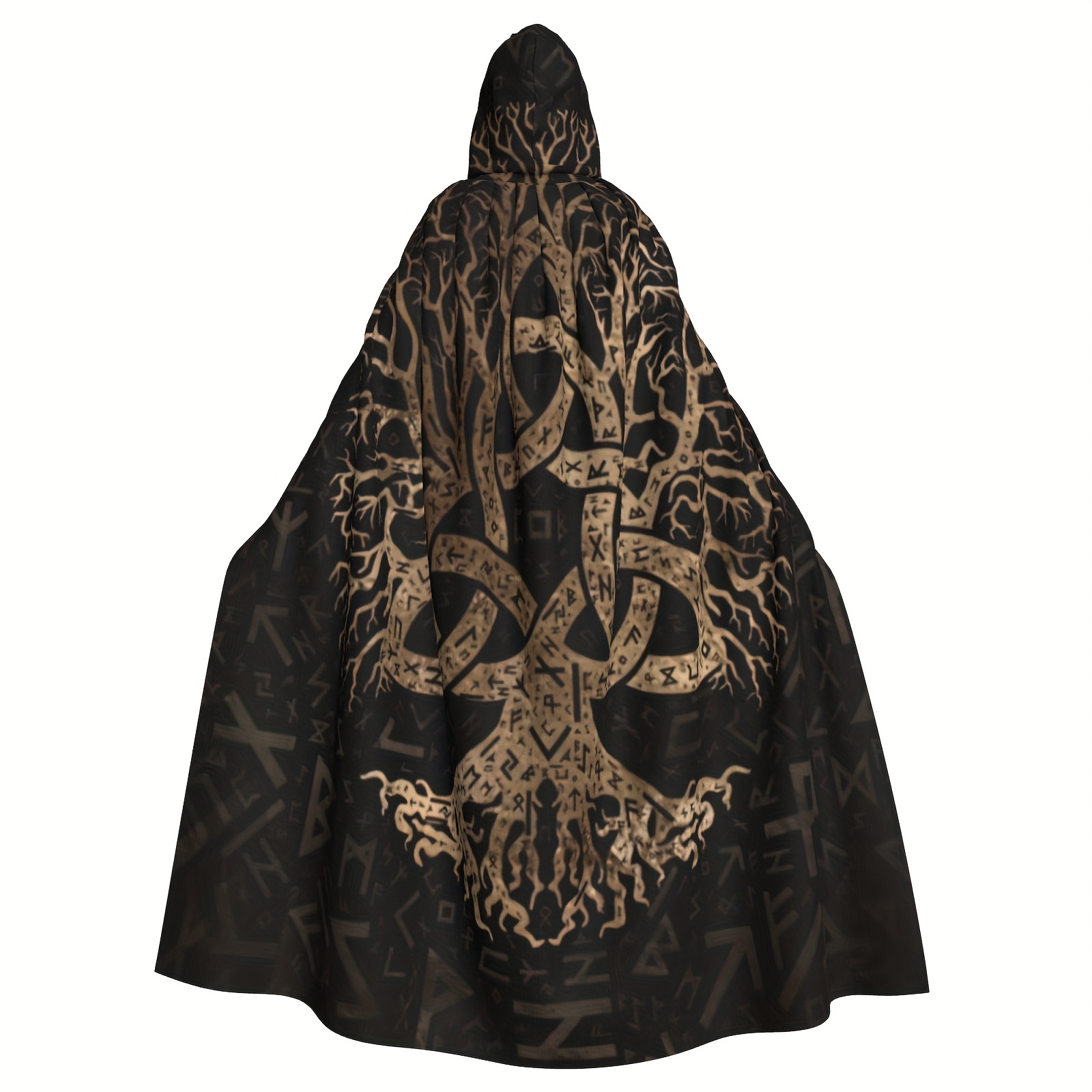 Medieval Women Hooded Cape Viking Gothic Ladies Cape Halloween Cosplay Cloak