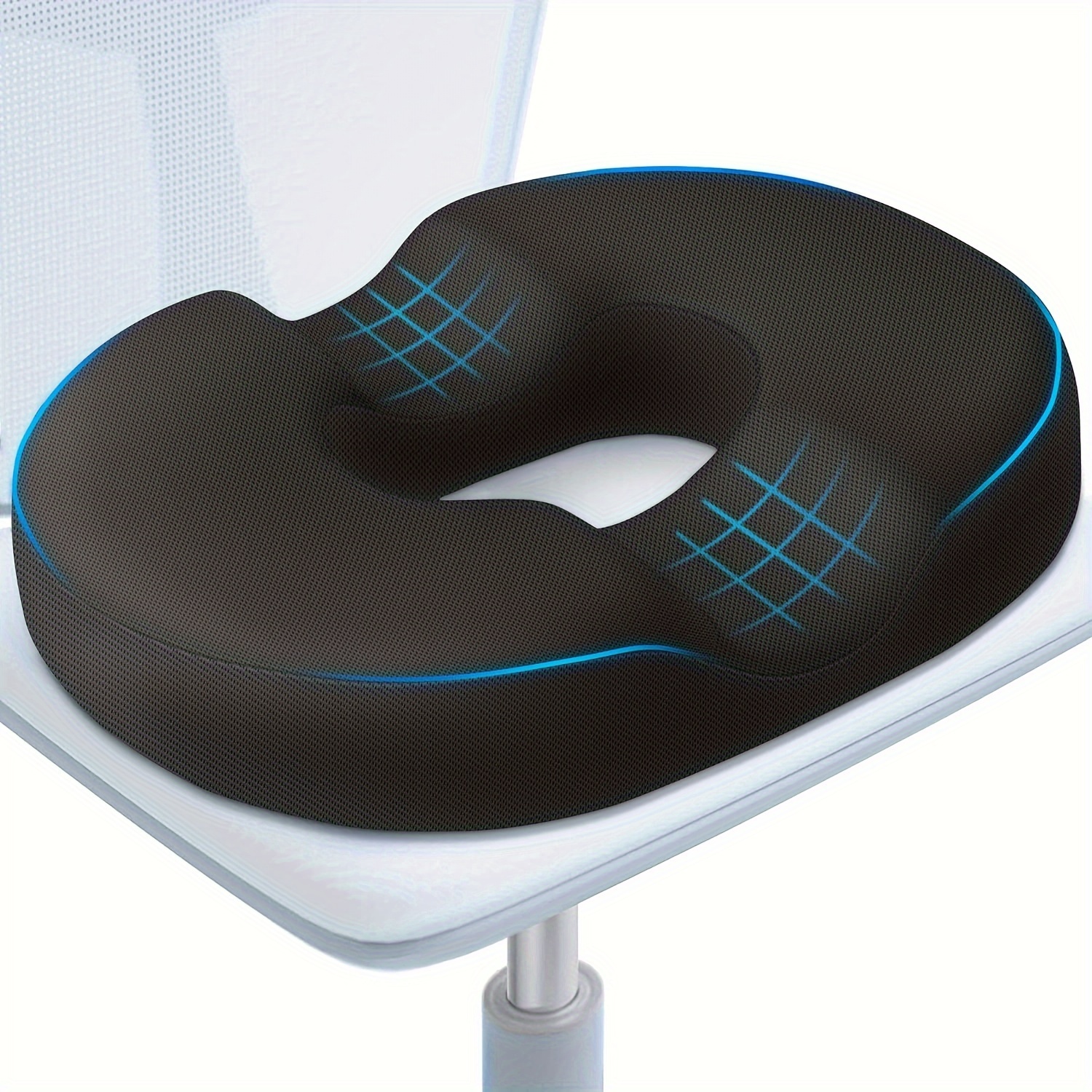 Cojín de masaje médico para hemorroides, cojín de masaje con bomba, anillo  inflable, almohada redonda para silla de Donut - AliExpress