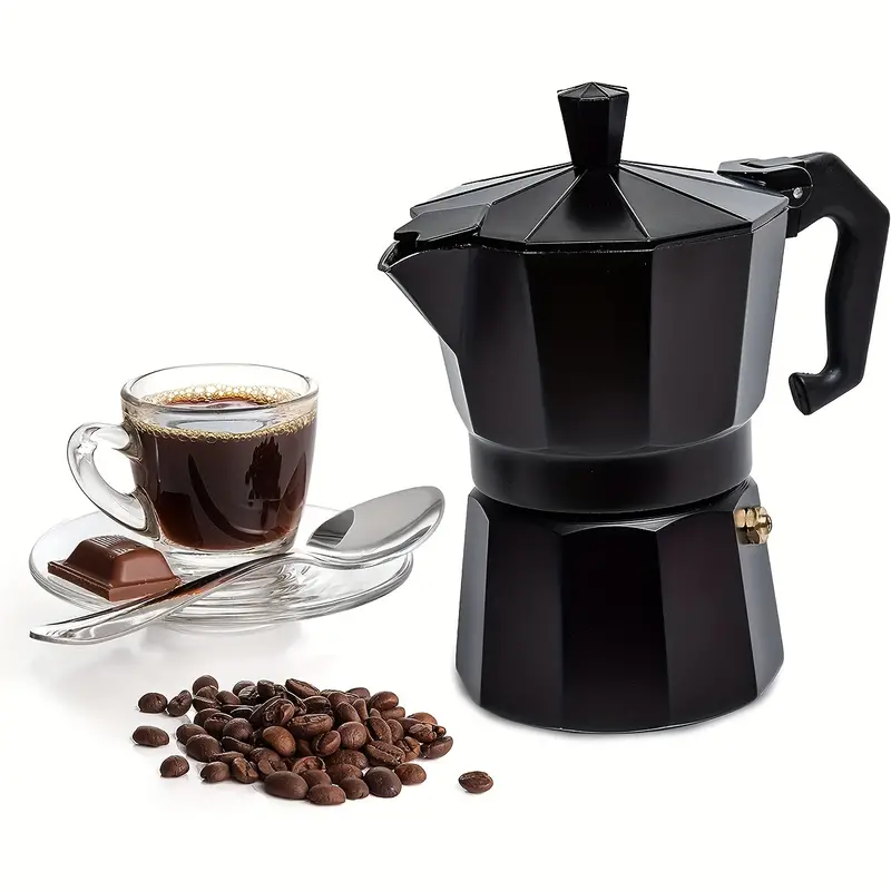 Classic Stovetop Espresso And Coffee Maker, Moka Pot For Italian
