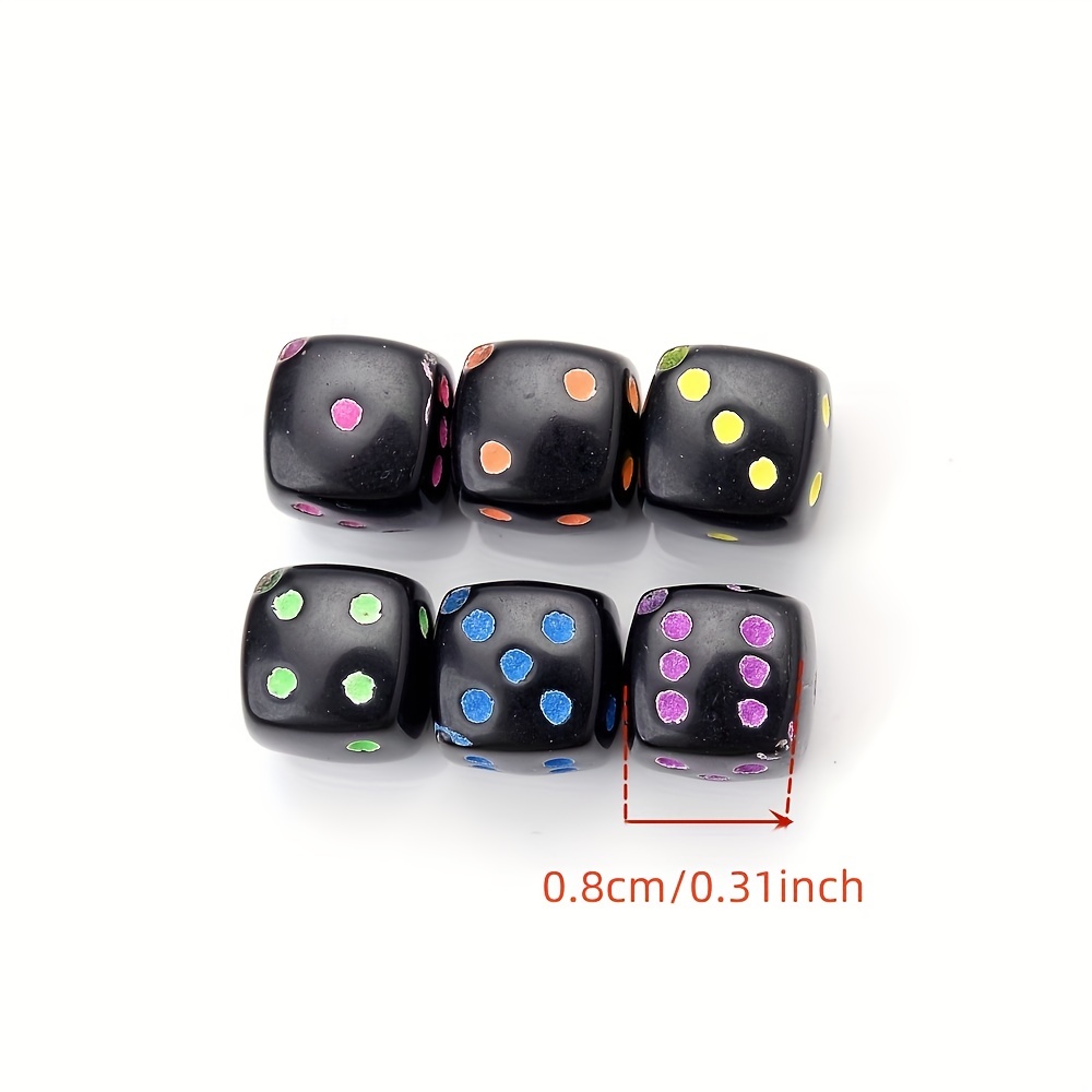 Acrylic Dice Beads Square Shape Cubic Beads Acrylic Spacer - Temu