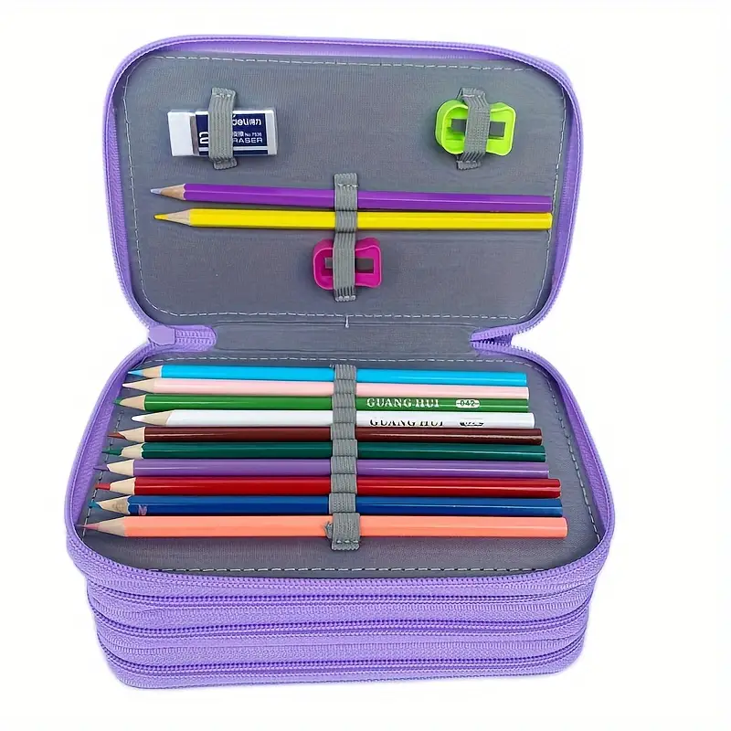 Students 4 Layers Pen Bags 72 Colors Painting Sketching - Temu