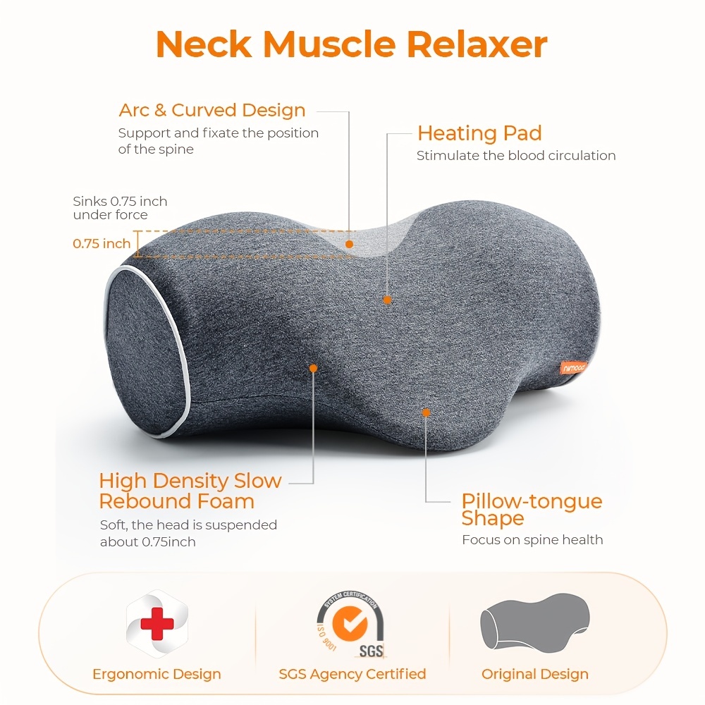 Comfortable Neck Stretcher for Neck Pain Relief, Neck and Shoulder Relaxer  Cervical Neck Traction Device for TMJ Pain Relief and Muscle Relax