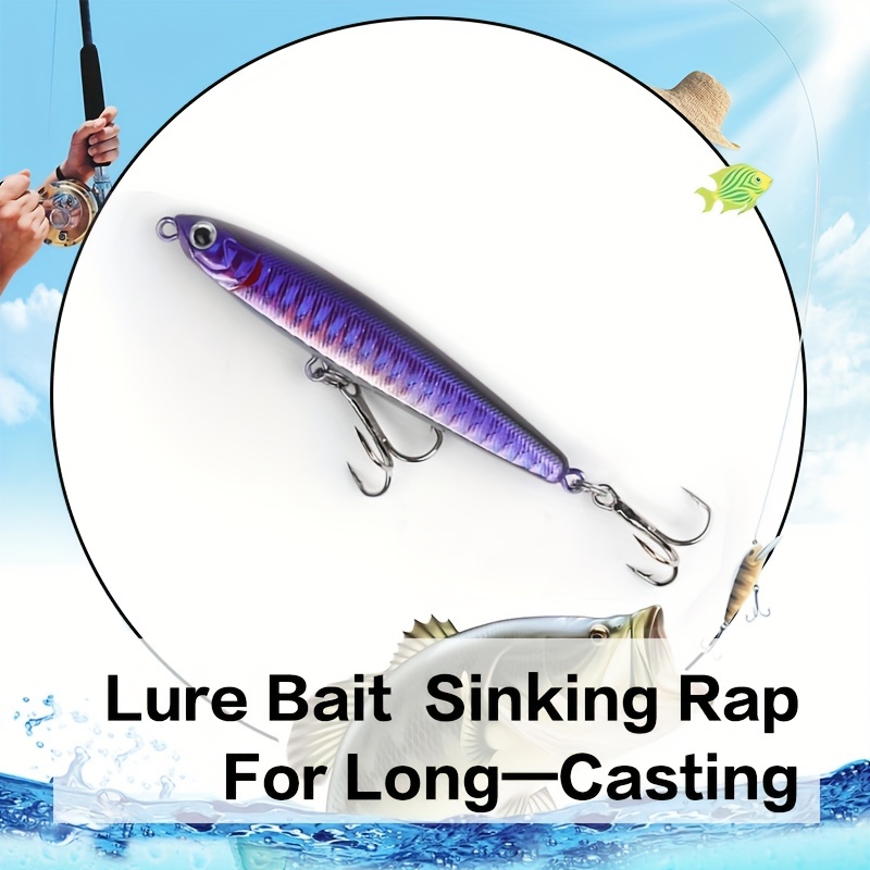 Sinking Pencil Fishing Lure Artificial Fishing Wobber Hard - Temu