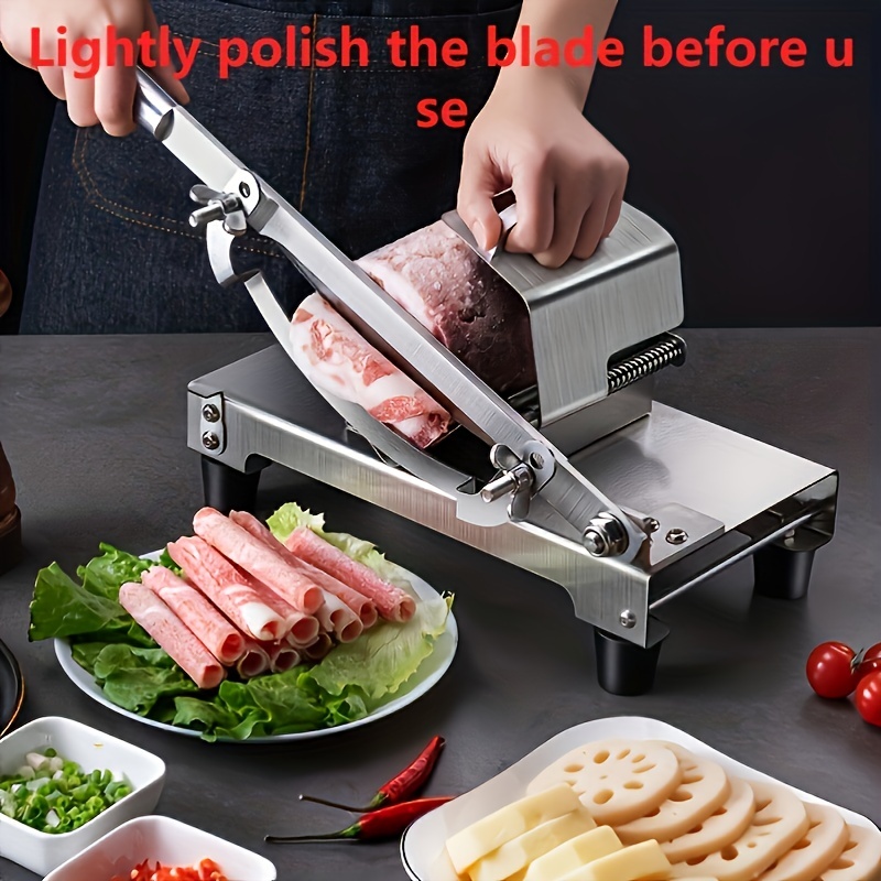 Commerical Turkish Slicer Cordless Electric Knife Meat Cutting Machine with  Adjustable Thickness Stainless Meat Cutter Knife - AliExpress