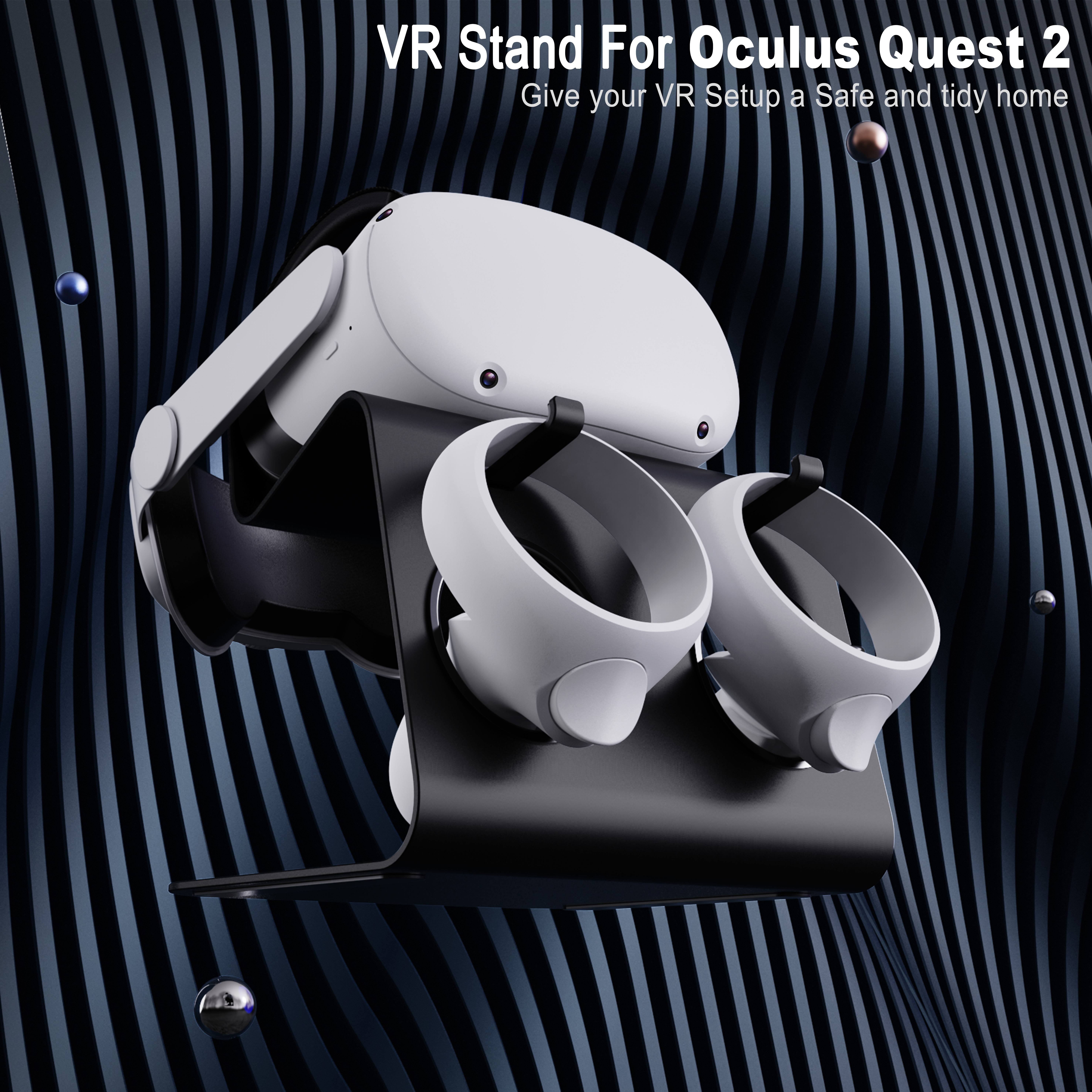 Soporte de escritorio inoxidable para Oculus Quest 2 VR
